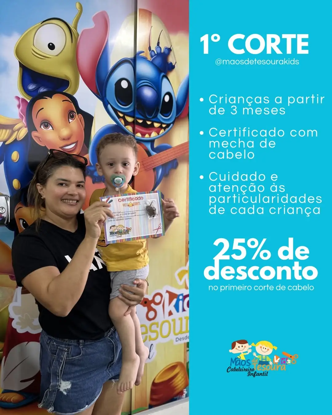 Primeiro corte momento único